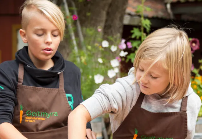 Foto: Stiftelsen Geitmyra matkultursenter for barn
